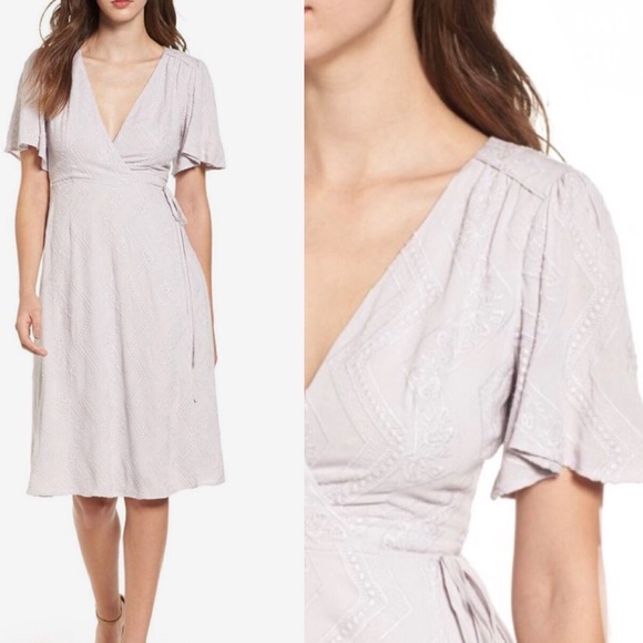 astr the label wrap dress